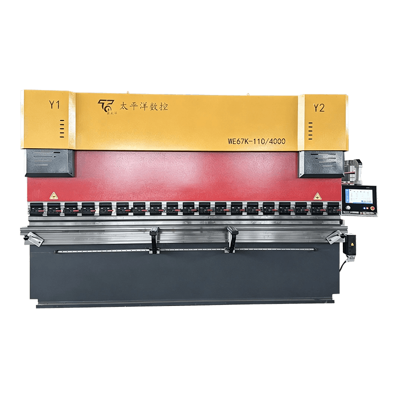 WE67K sorozatú elektro-hidraulikus szervo CNC hidraulikus fémlemez hajlítógép